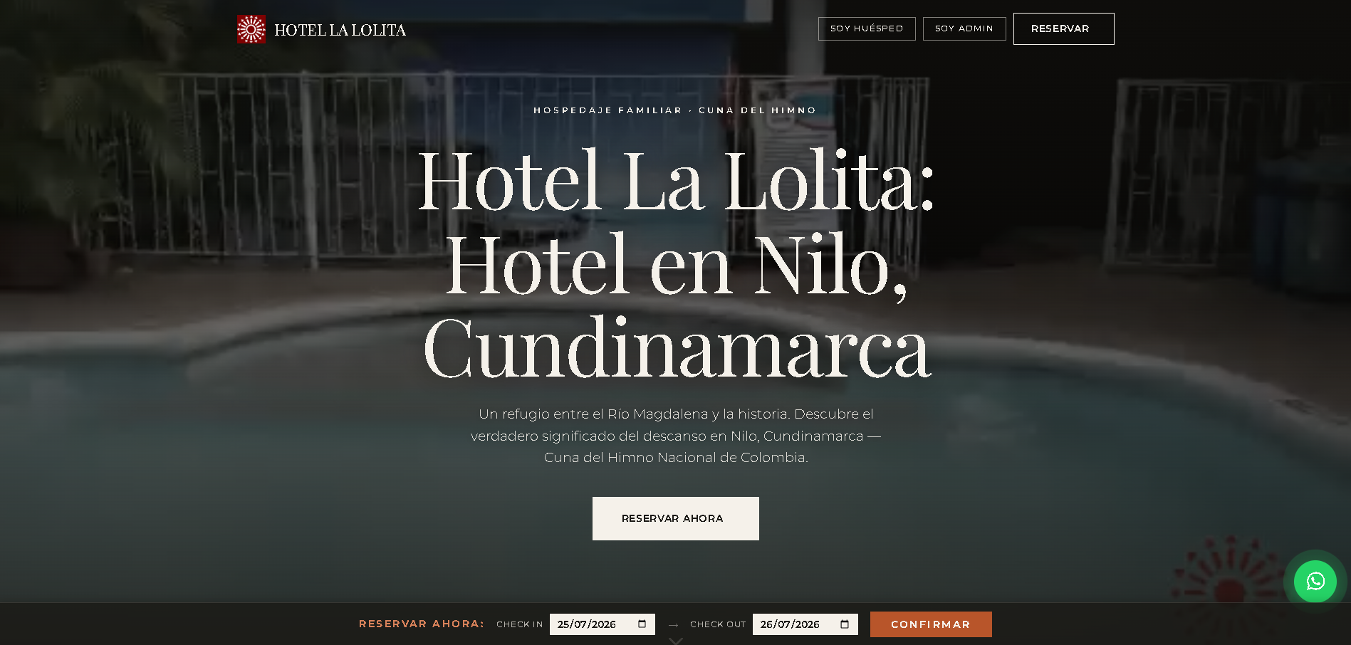 Hotel La Lolita — página web realizada